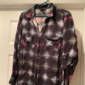 NWT Rock & Republic flannel style shirt
